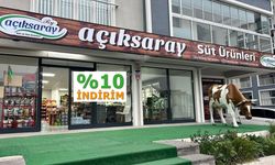 Nevşehir Açıksaray süt ürünlerinde %10 indirim fırsatı!