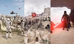 Star Wars Kapadokya'nın zirvesi Uçhisar'da...