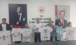 Nevşehir'de tişört tasarım yarışması ödül töreni