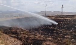 Avanos İlçesinde Otluk Alanda Çıkan Yangın Söndürüldü