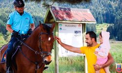 Nevşehir JAKEM'in atları Bolu'nun güvenliğini sağlıyor