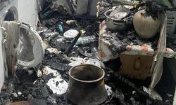 Nevşehir'in Karasenir köyünde tek katlı evde yangın çıktı