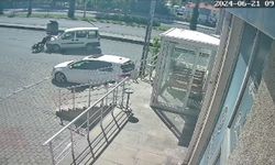 Nevşehir'de motosiklet kazası kamerada