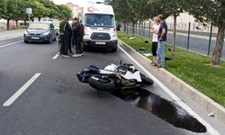 Nevşehir'de sürat motosikleti devrildi: 1 Yaralı