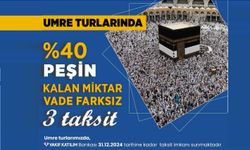 Taksitli Umre Turları: %40'ı peşin, vade farksız 3 taksit