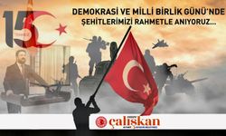 Nevşehir Milletvekili Çalışkan'dan 15 Temmuz Demokrasi ve Milli Birlik Günü Mesajı..