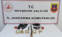 Nevşehir'de cephanelik gibi eve jandarma baskını: 1 gözaltı