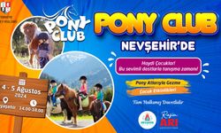 Nevşehirli çocuklar ‘Pony’ atlarına binecek