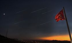 Nevşehir Kalesi'nde 'Perseid meteor yağmuru' gözlemlendi