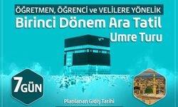 Birinci Dönem Ara Tatil Umre Turlarımız Başlıyor