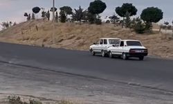 Nevşehir'de yakıtı biten otomobili böyle götürdüler! İşte o anlar...