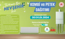 Nevşehir Belediyesi’nden Kombi ve Petek Desteği