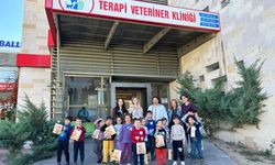 Minik Altınyıldızlı Öğrencilerden Veteriner Kliniğine Ziyaret