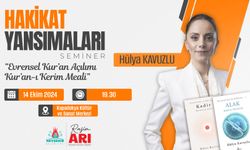 Nevşehir'de Hülya Kavuzlu ile Hakikat Yansımaları Semineri