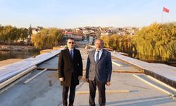 Avanos Tarihi Taş Köprüde betonlama çalışması başlıyor