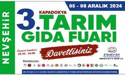 Nevşehir 3. Kapadokya Tarım Fuarı tarihi değişti