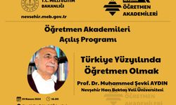 “Nevşehir Öğretmen Akademileri” Başlıyor