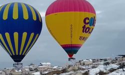 Kapadokya’da balonlar Filistin için havalandı