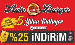 Nevşehir'in İlk Burger restoranı Kale Burger 5 yaşında....