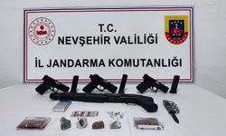 Nevşehir'de silah ve uyuşturucu ele geçirildi: 1 tutuklama