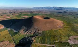 Nevşehir'de ki eski yanardağ ormana dönüşüyor