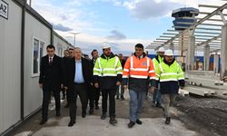 Vali Fidan, Kapadokya Havalimanı Terminal İnşaatını İnceledi