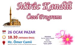 Nevşehir Hz. Ömer Cami'de Miraç Kandili Programı