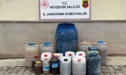 Nevşehir'de 471 litre sahte şarap ele geçirildi