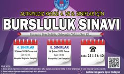 Altınyıldız Koleji 4. ve 8. Sınıflar Bursluluk Sınavı Tarihleri Belli Oldu