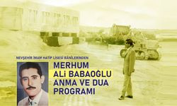 Nevşehir Alemdar Derneğinden anma ve dua programına davet