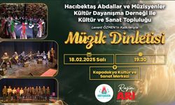 Hacıbektaş Abdallar ve Müzisyenler Derneği Nevşehir'de Müzik Dinletisi