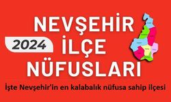 Nevşehir'in en kalabalık nüfusa sahip ilçesi belli oldu