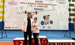 Nevşehirli Halterci Hatice Kızmaz Türkiye İkincisi Oldu