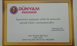 Dünyam Pastanesi yarın Nevşehir'de açılıyor…