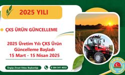 2025 Üretim Yılı ÇKS Ürün Güncellemeleri Başladı