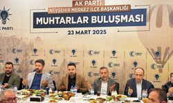 AK Parti Nevşehir Merkez İlçe muhtarlar ile iftar yaptı