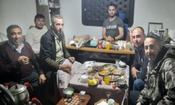 Akpınar köyünde karla mücadele ekiplerine iftar