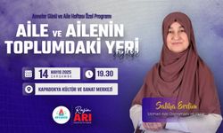 Nevşehir'de Saliha Erdim ile “Aile ve Aile’nin Toplumdaki Yeri” Söyleşisi