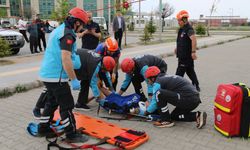 NEVÜ'de Gerçeğe Yakın ve Yangın Tatbikatı ile Güvenlik Bilinci Arttırıldı