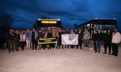 Kızılçukur Vadisi’nde Dolunay Yürüyüşü Yapıldı
