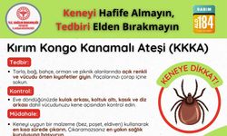 Kırım Kongo Kanamalı ateşi hastalığına dikkat