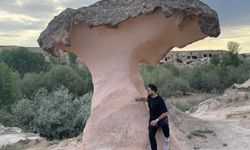 Gökhan Akar, Gülşehir açıksaray vadisi'nde stres attı!