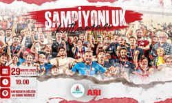 Suvermez Kapadokyaspor Nevşehir'de şampiyonluğunu kutluyor