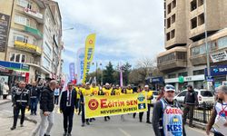 Nevşehir'de 1 Mayıs Emek ve Dayanışma Günü yürüyüşü düzenlendi