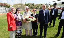 Cumhurbaşkanı Erdoğan'ın eşi Emine Erdoğan Nevşehir'de