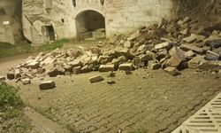 Ürgüp İbrahimpaşa'da tarihi köprü geçişlere kapatıldı