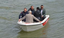 Kozaklı Doyduk Baraj Gölü'nde 'Tekne turu' keyfi