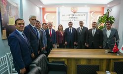 Cumhurbaşkanı Yardımcısı Yılmaz MHP Nevşehir İl Başkanlığını ziyaret etti