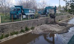 Nevşehir'de dere ıslah çalışmaları devam ediyor