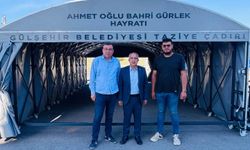 Gülşehir Belediyesine taziye çadırı hibe edildi